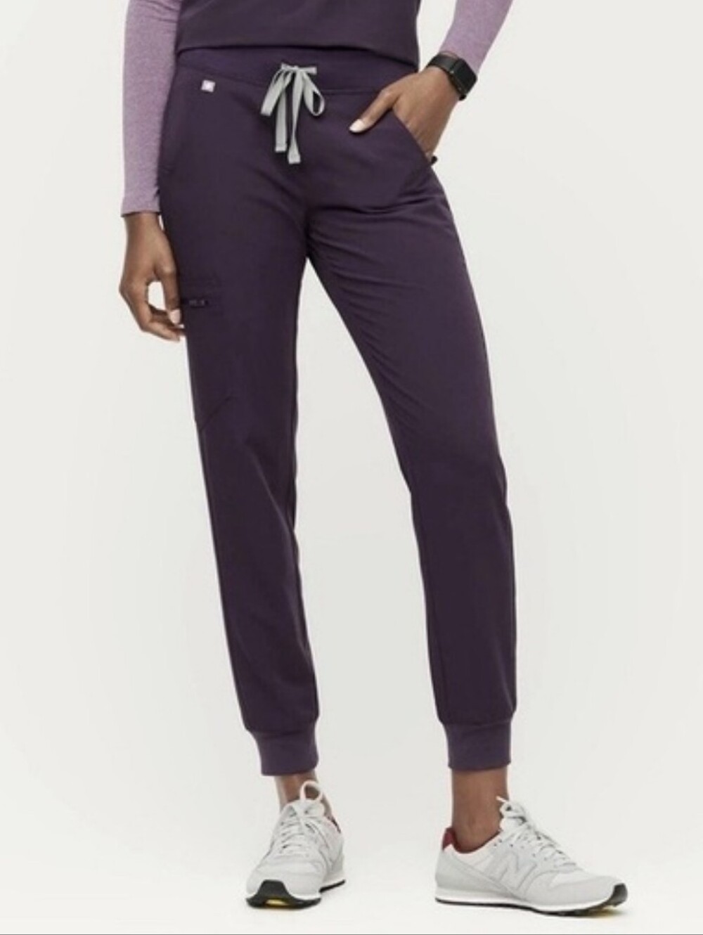 Figs Purple shadow Zamora Jogger Scrub pants Small Tall Limited